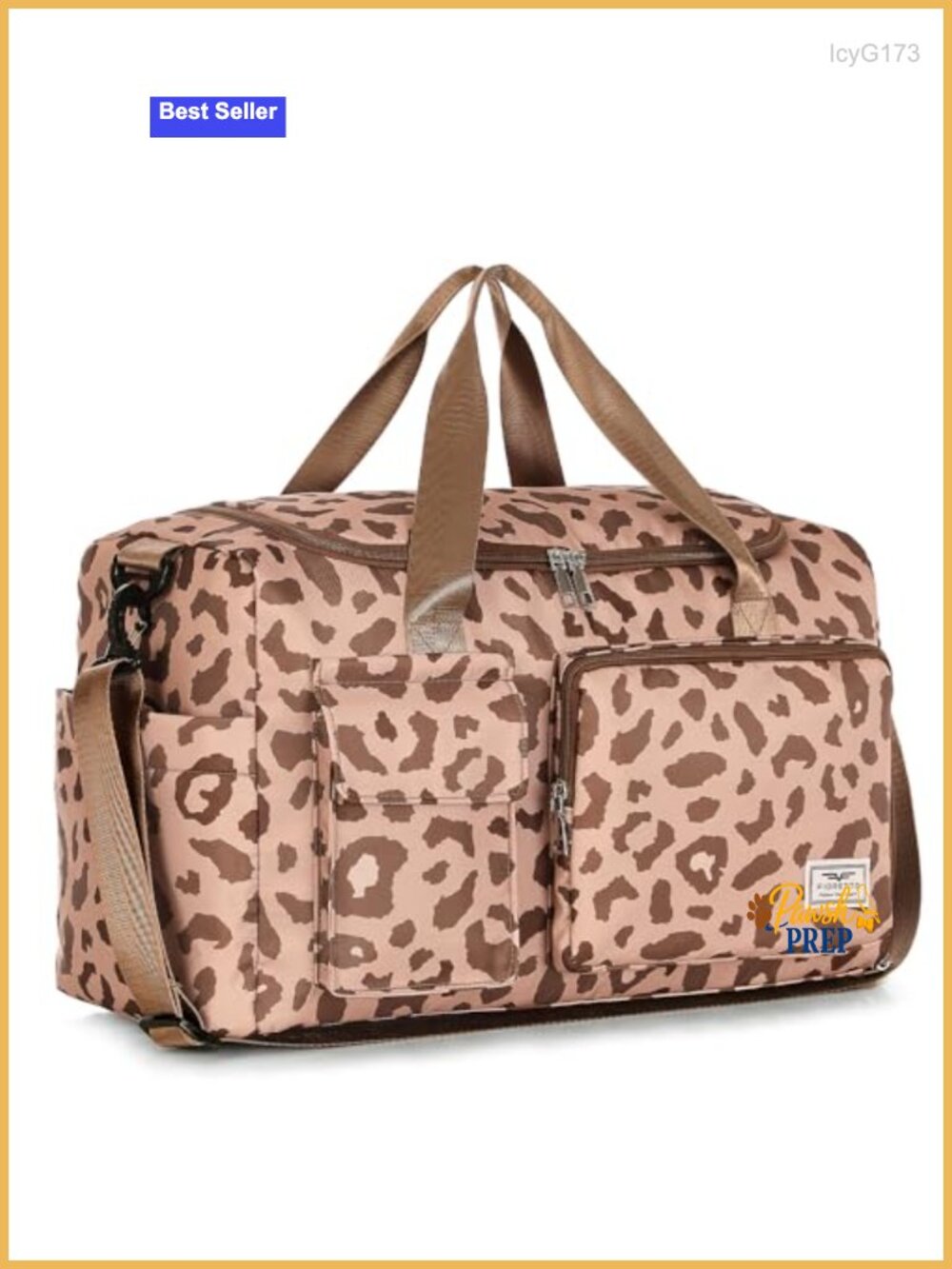 Gym Duffle Bag with Shoes Compartment, 30L Travel Weekender